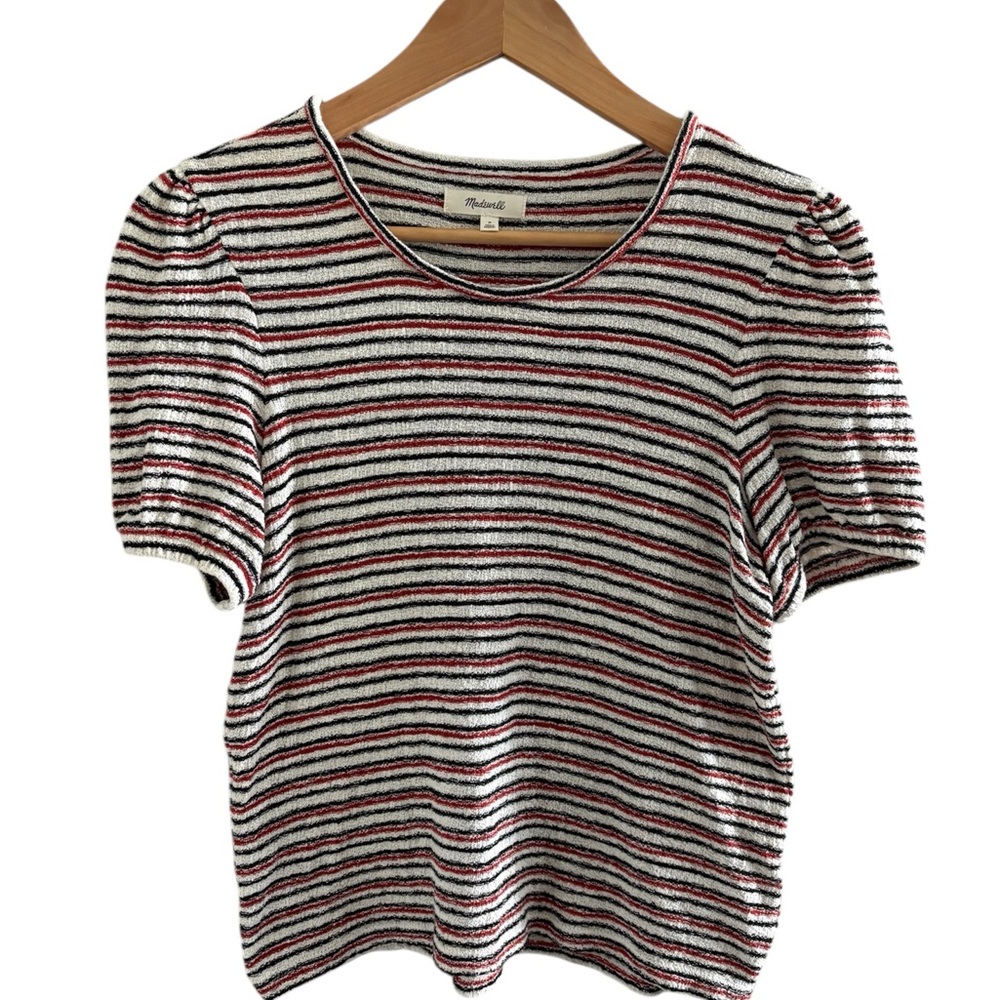 Madewell Multicolor Striped Short Sleeve Tee